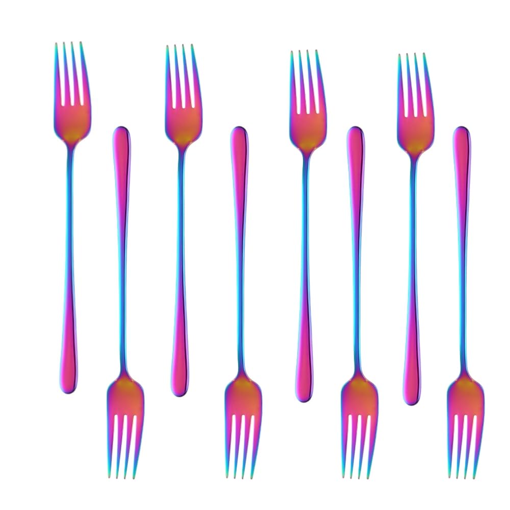 Stainless Steel Salad Forks - Set of 8 -9