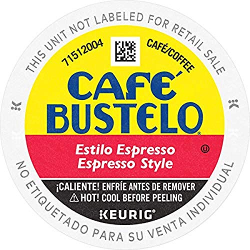 Café Bustelo Espresso Style Dark Roast Coffee, 32 Keurig K-Cup Pods