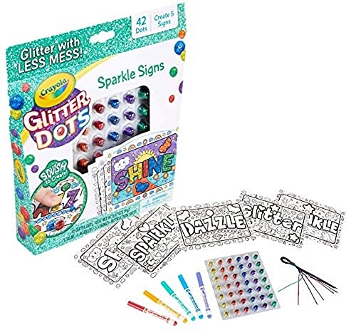 Glitter Dots Sparkle Signs Refresh Goliath cadeau anniversaire enfant kit créatif