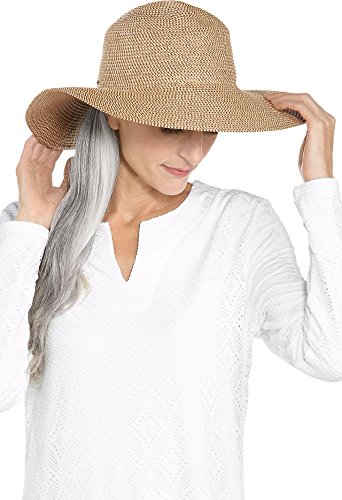 Women's Floppy Hat - UPF 50+ Sun Protection - Blake Elegant in Tan - Image 2