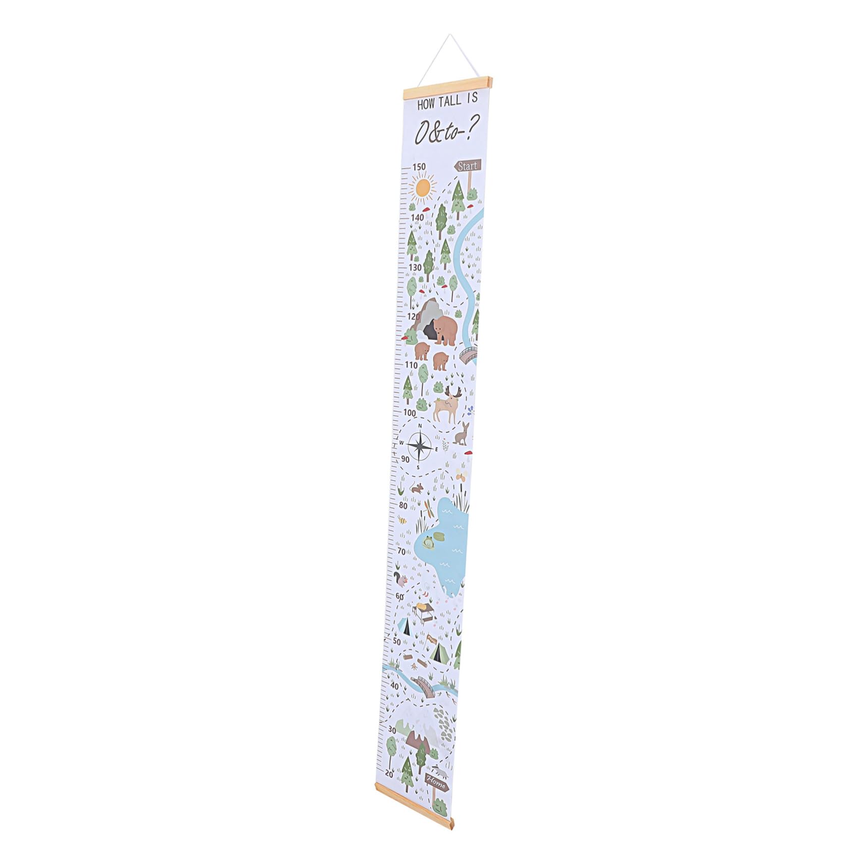 Ciieeo Wall Decor Height Chart Boys and Girls Growth Ruler Children's Room Decor Easy to Apply