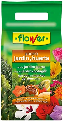 Flower - Abono Organo-Mineral para Huerta y Jardín | Con Humus Be...