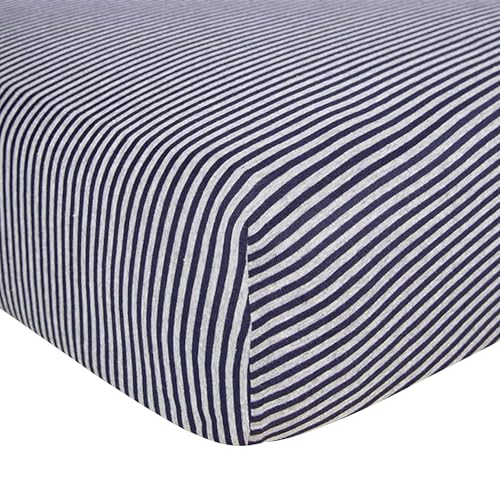 Image of Burt's Bees Baby - Fitted Crib Sheet, Girls Boys & Unisex 100% Organic Cotton Crib Sheet for Standard Crib & Toddler Mattresses