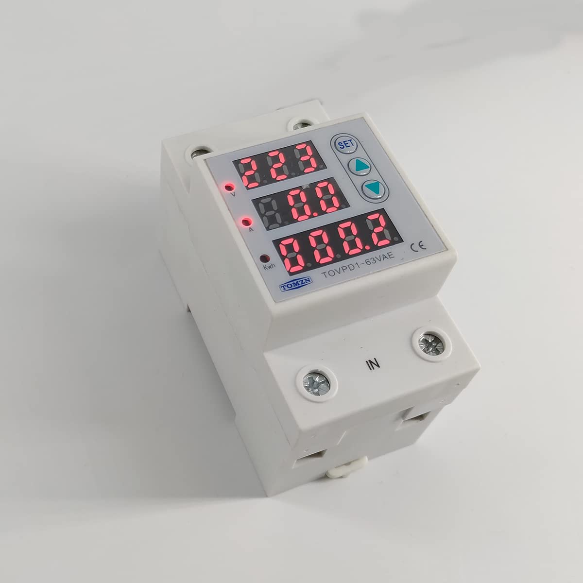 Interruttore Magnetotermico Differenziale 6. 3a 230V 3in1. Display guida DIN regolabile e sotto la tensione del relè dispositivo di protezione protettivo con da corrente