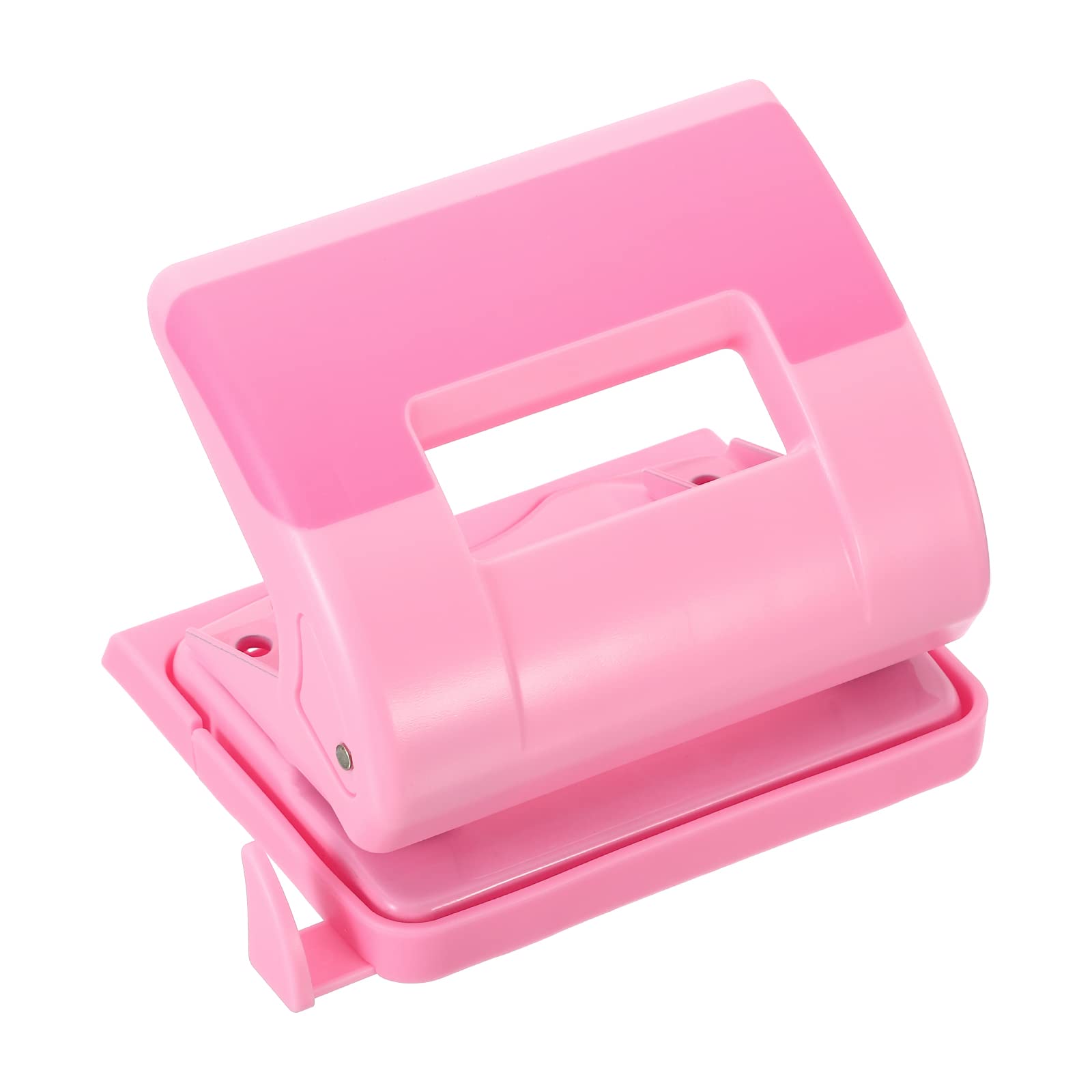 Punzonatrice A 2 Fori PATIKIL – Diametro 6 Mm, Capacità 8 Fogli, Con Raccoglitore Coriandoli, Rosa, Per Ufficio E Scrapbooking - 2