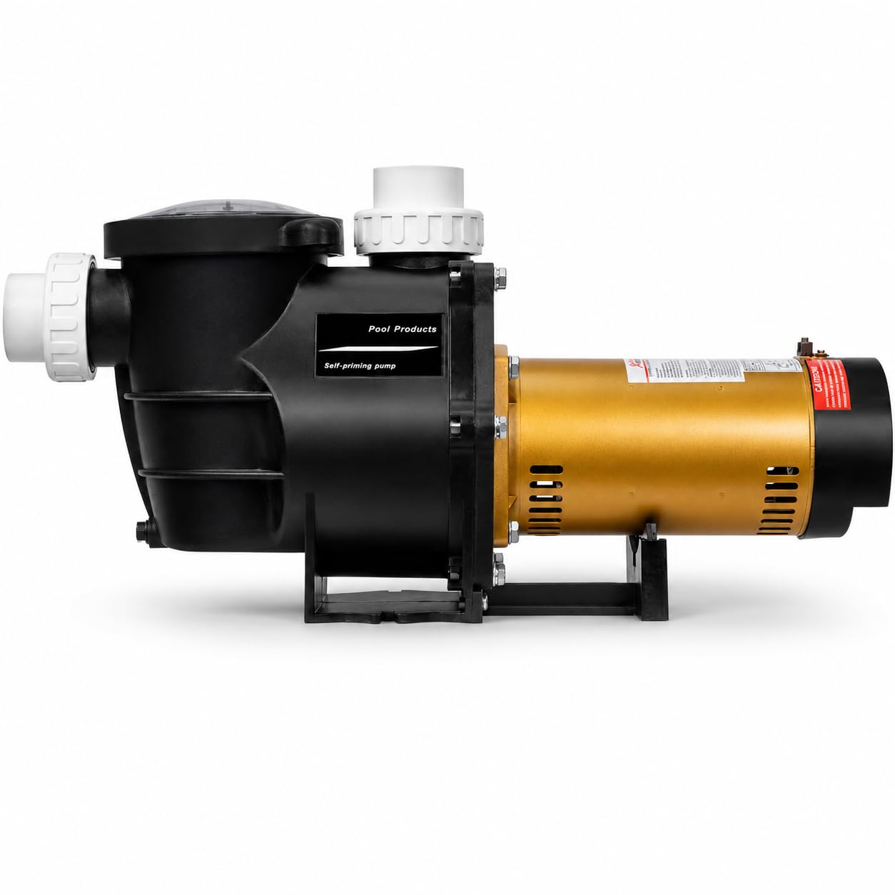 XtremepowerUS 75035-1 Bomba de Piscina ETL de 2 HP, Auto Prime, para Nadar sobre el Suelo, 2 Pulgadas, Color Negro
