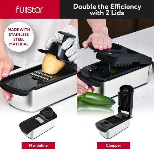 Fullstar Pro Core - Gemüseschneider & Mandoline Gemüsehobel - 14 Klingen – Ansicht 2