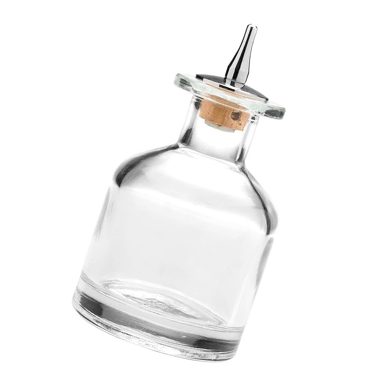 Kaeltsyn Modern Clear Engraved Glass Vessel Equipped with Snug Stopper to Keep Drink Freshness Serving Pourer Japanese Incised Glass Pourer