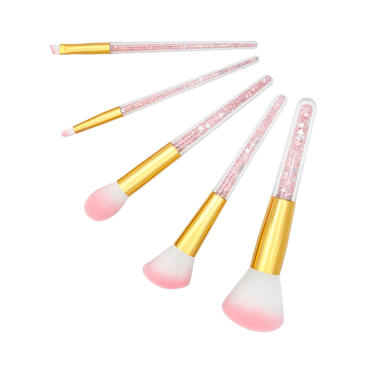 Set Da 15 Pezzi Pennelli Per Cipria Pennelli Cosmetici Per Il Viso Pennelli Da Trucco Diamantati Pennelli Per Il Trucco Degli Occhi Abito Pennello Per Il Viso Cristallo Mancare
