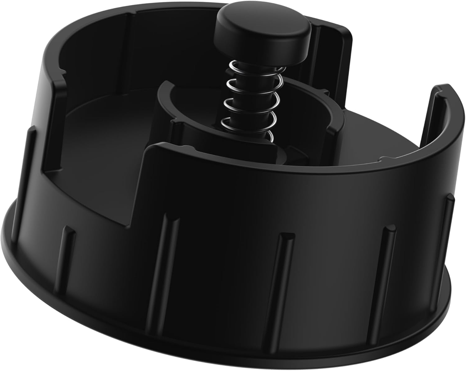 JUNSPOW Wasserspender-Deckel für Haustiere schwarz