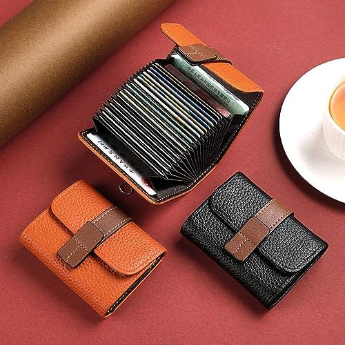 Women Men Multiple Card Slots Card Holder Coin Purse Wallet Bag Organizer Leather Business Card Case2