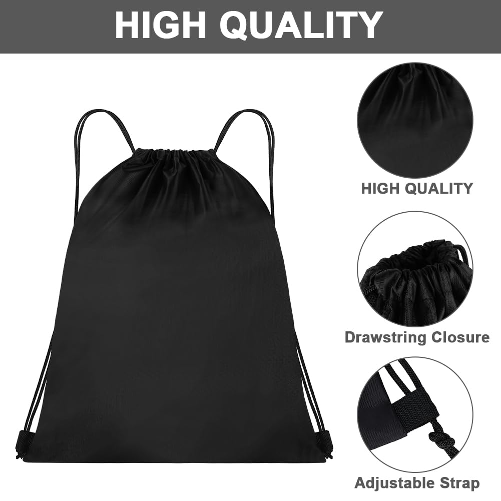 DiULi Sac de Sport avec Cordon de Serrage, Sac à Dos à Cordon de Serrage pour Sport, S-ac à Dos Étanche avec Fermeture Éclair Extérieure pour Les Vacances, Les Voyages