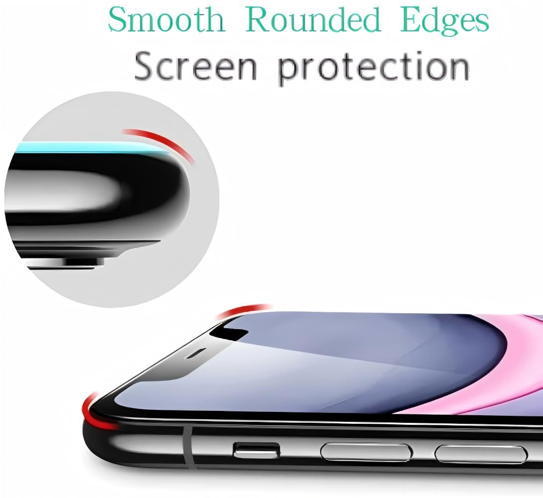 NEW'C 3 Stuks, Privacy Screen Protector voor iPhone 11, iPhone XR, verbeterde 28-graden smalle privacyhoek, ultraduurzame 9H-hardheid, bubbelvrij