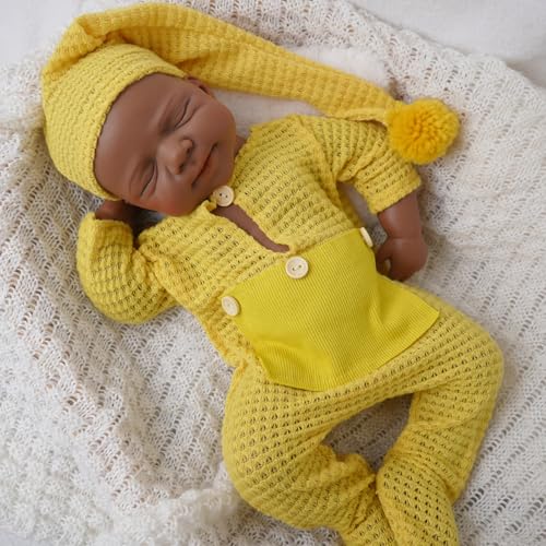 Muñeca Reborn de Silicona Realista 19 Pulgadas miniatura 1