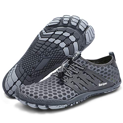 Image of Racqua Water Shoes Quick Dry Barefoot Beach Aqua Sport Swim Surf Pool Hiking Diving Walking for Men Women