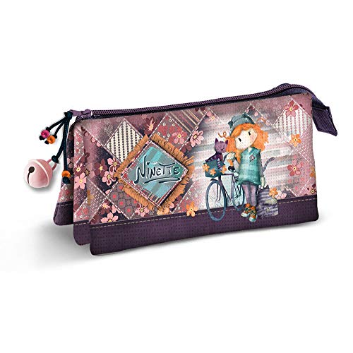 Forever Ninette Bicycle Estuche Portatodo Triple HS