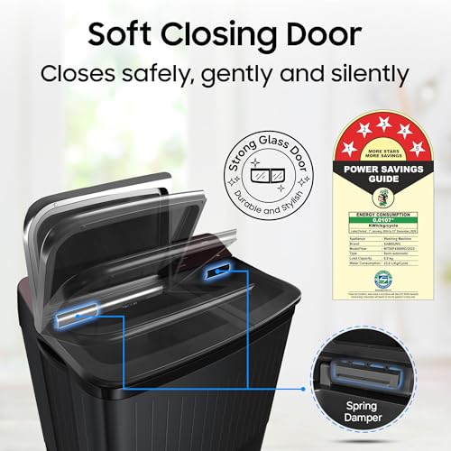 Image of Samsung 8 kg, 5 Star, Soft Closing Door, Hexa Strom Pulsator, Semi-Automatic Top Load Washing Machine (WT80F4560RD /TL, Light Gray, 5 Year Warranty on Wash Motor)