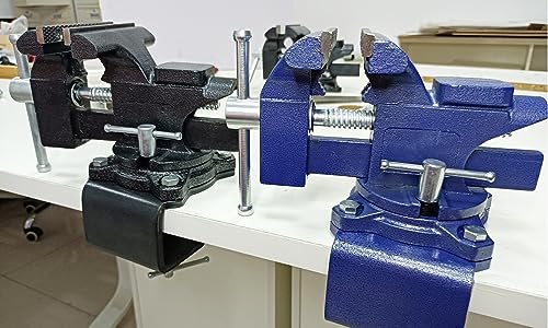 image for MYTEC 2-In-1 Work Bench Vise, Upgraded Multi-Purpose Table Vice, Unive