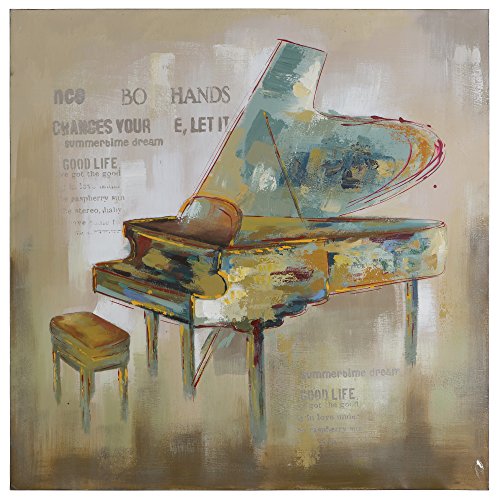 Yosemite Home Decor YG130273A Paris Piano Multi
