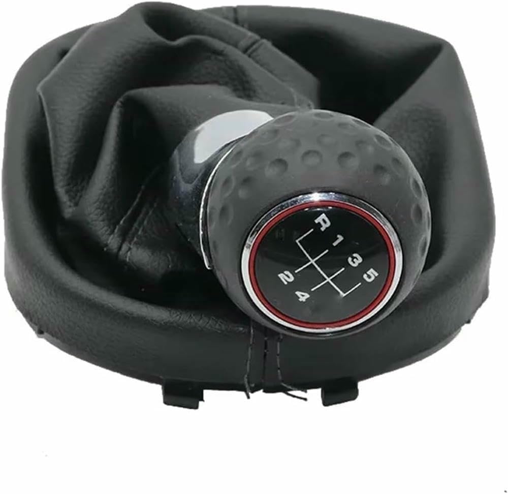 GZNBB Car Manual Gear Shift Knob Boot Cover Gaiter Lever Shifter Handle Stick, for Caddy-II 2 MK2 2004-2009