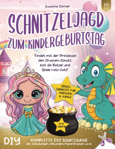 Schnitzeljagd Kindergeburtstag: 4 bis 6 Jahre | Findet mit der Prinzessin...