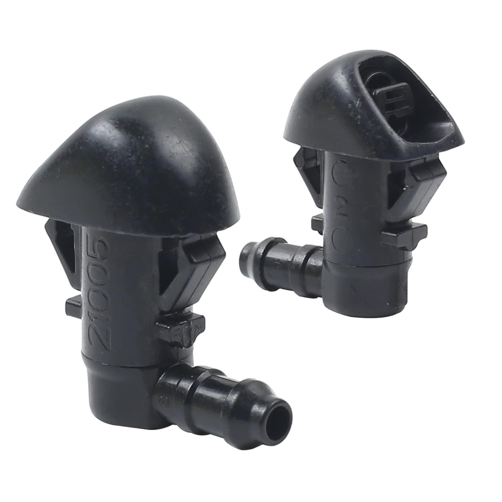 GANGMU TEC 2PCS Windshield Washer Nozzles, Real Spray Style Wash Replacement for 76810-SZA-A01ZA 2009-2015 Honda Pilot 5 Door Only, Pair of Front Water Jet (New)
