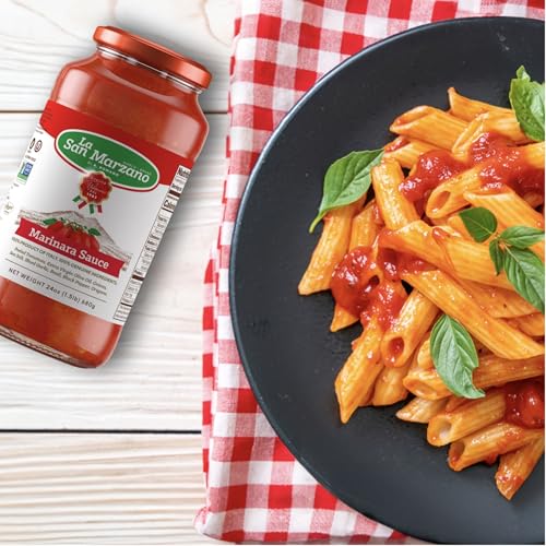 La San Marzano 550B Marinara Sauce - Pasta Sauce With 100% Italian Tomatoes Made In Italy - Peeled Tomatoes With Fresh And Natural Ingredients Non Gmo Tomatoes, Vegan, Gluten Free thumb #3