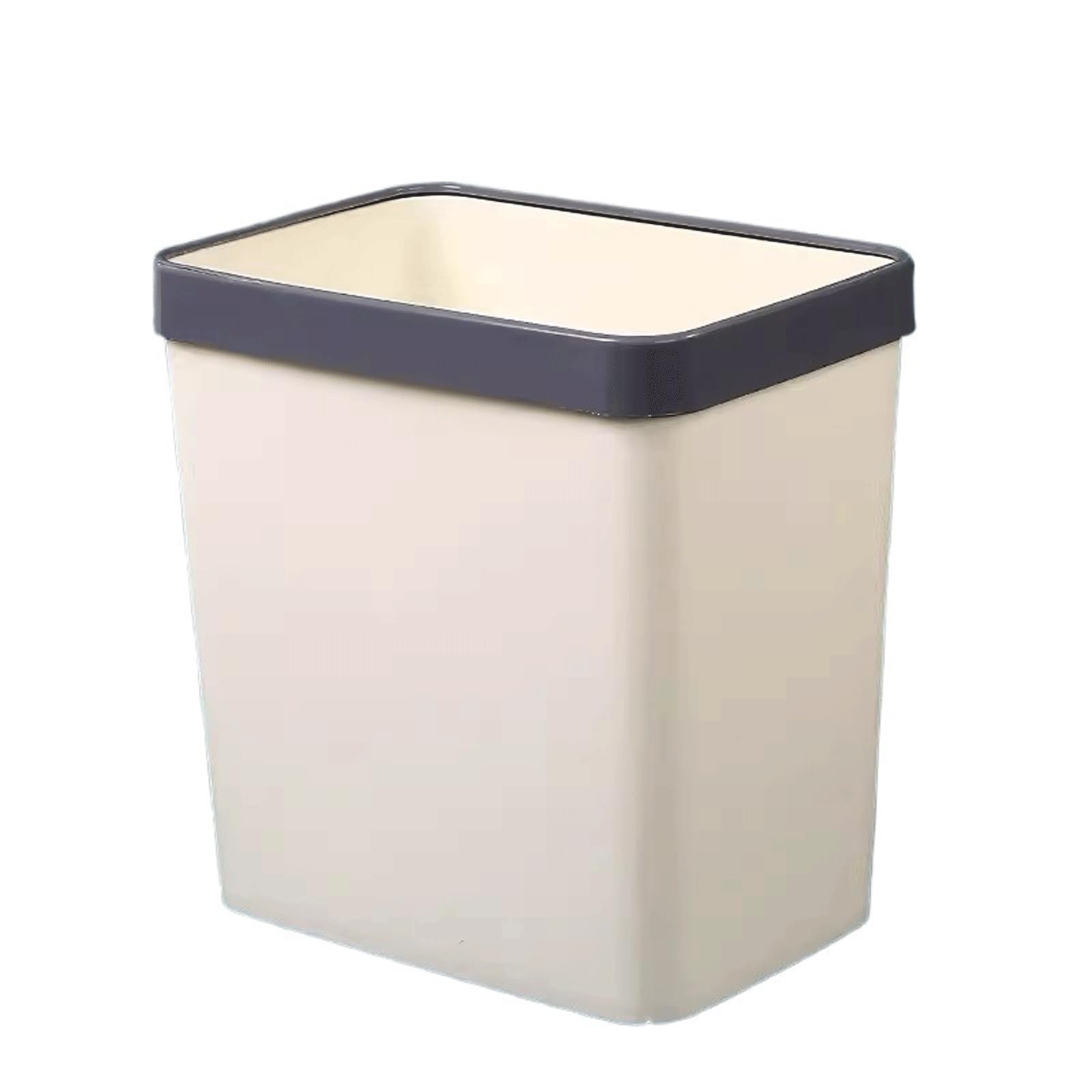 H8Q4D7N5G9 Dustbin Extra Thick Bathroom Seam Wastebasket Kitchen Rectangular Toilet Paper Basket