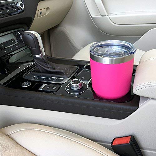 Chillout Life 30 Oz Stainless Steel Tumbler With Lid - Double Wall Vacuum Insulated Large Travel Coffee Mug With Splash Proof Lid And Straw For Hot & Cold Drinks, Pink Tumbler #TOP2