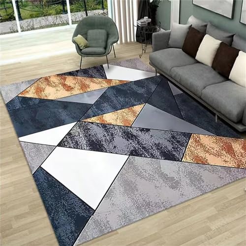 Tapis lavable en machine 200x300cm antidérapant grand tapis bébé gris - 2