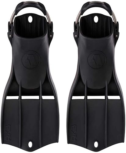 Apeks Aleta de goma militar RK3 con correas ajustables de resorte de acero inoxidable