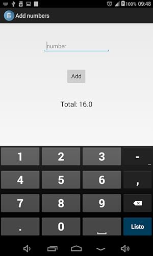 Add numbers