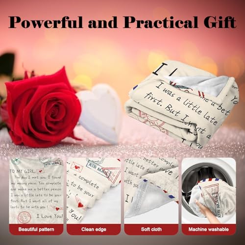 Valentinesdaygiftsforhertomygirlthrowblanketgiftfromboyfriend60x50iloveyougiftsforcouplebestanniversaryromanticbirthdaygiftformygirlfriendwomen Urban Country Home Decor Valentine s day gifts for her to my girl throw blanket gift from boyfriend 60×50 i love you gifts for couple best anniversary romantic birthday gift for my girlfriend women urban country home decor