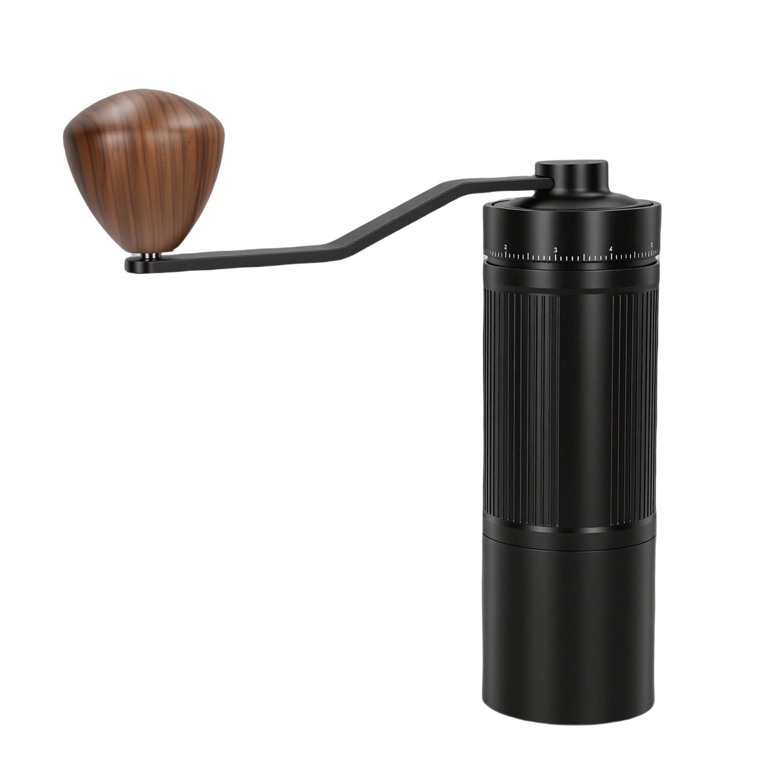 Molinillo de café Manual, 49 Engranajes Ajustes Ajustables Molinillo de café Compacto Portátil, Molino de de Mano Pequeña con Rebabas de Acero Inoxidable, para Viajes, Camping, Oficina, Hogar