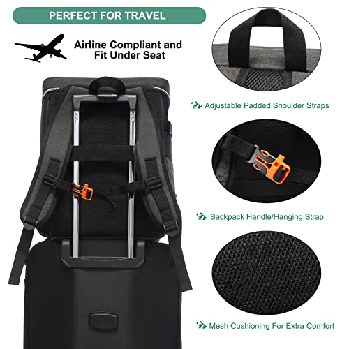 Dog Travel Bag for Supplies Sucipi 7 PC Set Dog Travel Backpack Airline Approved Tote Organizer with Pet First Aid Pouch… - Image 6