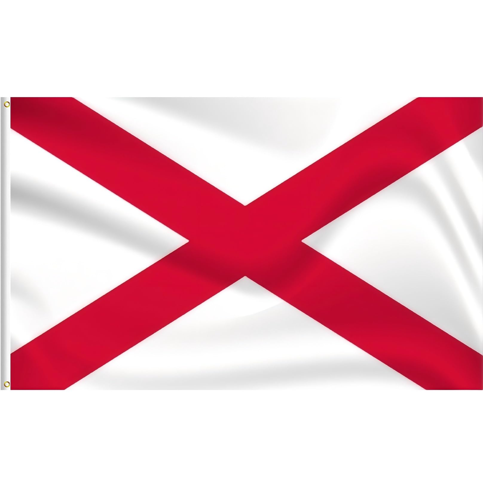 Lixure Saint Patrick's Red Saltire Flag, 120 x 180 cm Ireland St Patricks Flag
