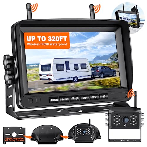 JUNSUN Telecamera posteriore con monitor diviso da 10,1 con telecamera posteriore HD 4X per camion e autobus KFW | Leroy Merlin