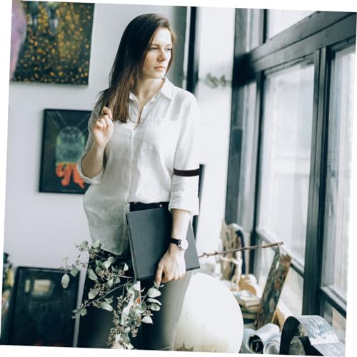 ULDIGI 1 Pair Versatile Armband Elastic Armband Women Womans Blouses Elastic Adjustable Armband Sleeve Garters Armbands Men Shirt Elastic Armlet Polyester Miss Wristband Simple