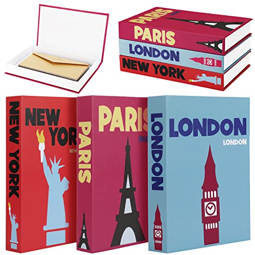 GOOHOCHY 3er Set Deko-Bücher - Weiße Fake Bücher Für Regal & Couchtisch