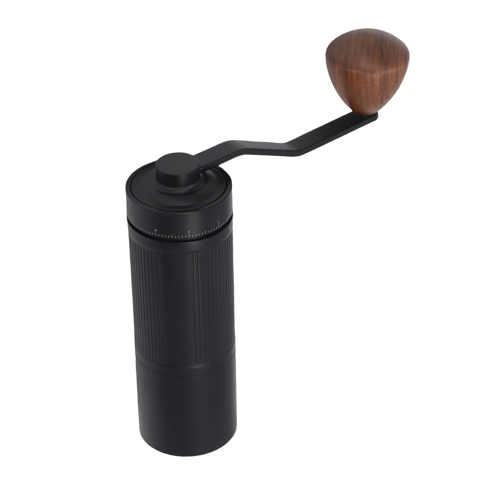 Fockety Molinillo de café Manual, 49 Ajustes Ajustables, Molinillo de café de Aleación de Aluminio de Grado Aeronáutico, de Expreso con Cepillo Extraíble para el Hogar, Oficina, Viajes, Camping