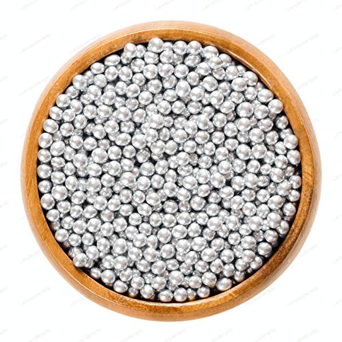 Image of Aromatic Cake Decorating Silver Balls nonpareils /Cake Garnishing /Cake Decor /Cake sprinkle-200gms