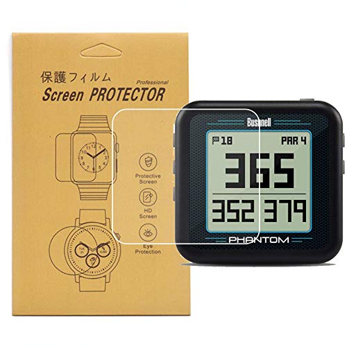 [3 PCS ] For Bushnell Phantom Screen Protector,Full Coverage HD Clear Anti-Bubble and Anti-Scratch for Bushnell Phantom Golf GPS Protector