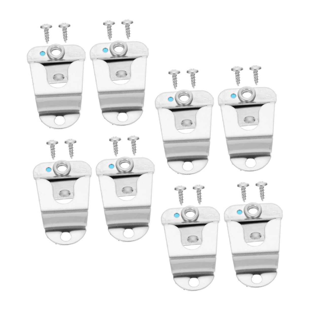 Sosoport 8Pcs Car Mic Mount Holders Hangers Clips for Compatible Microphone Hooks for Vehicles Easy Installation Recording Accessories