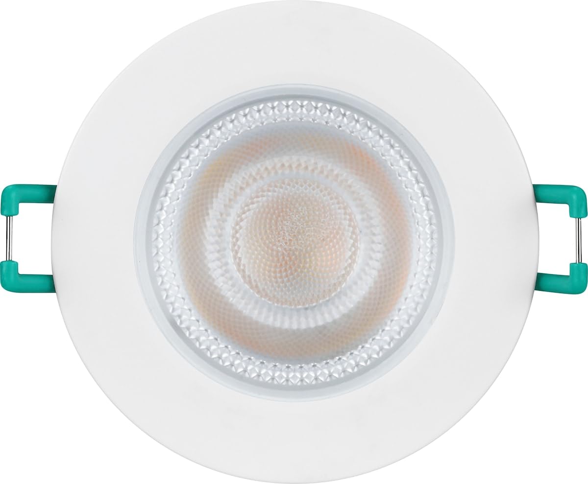 SYLVANIA SylSpot Recessed LED Spotlights, 5W Warm White (2700K), IP65 Rated, Energy Efficient Downlights - Image 3