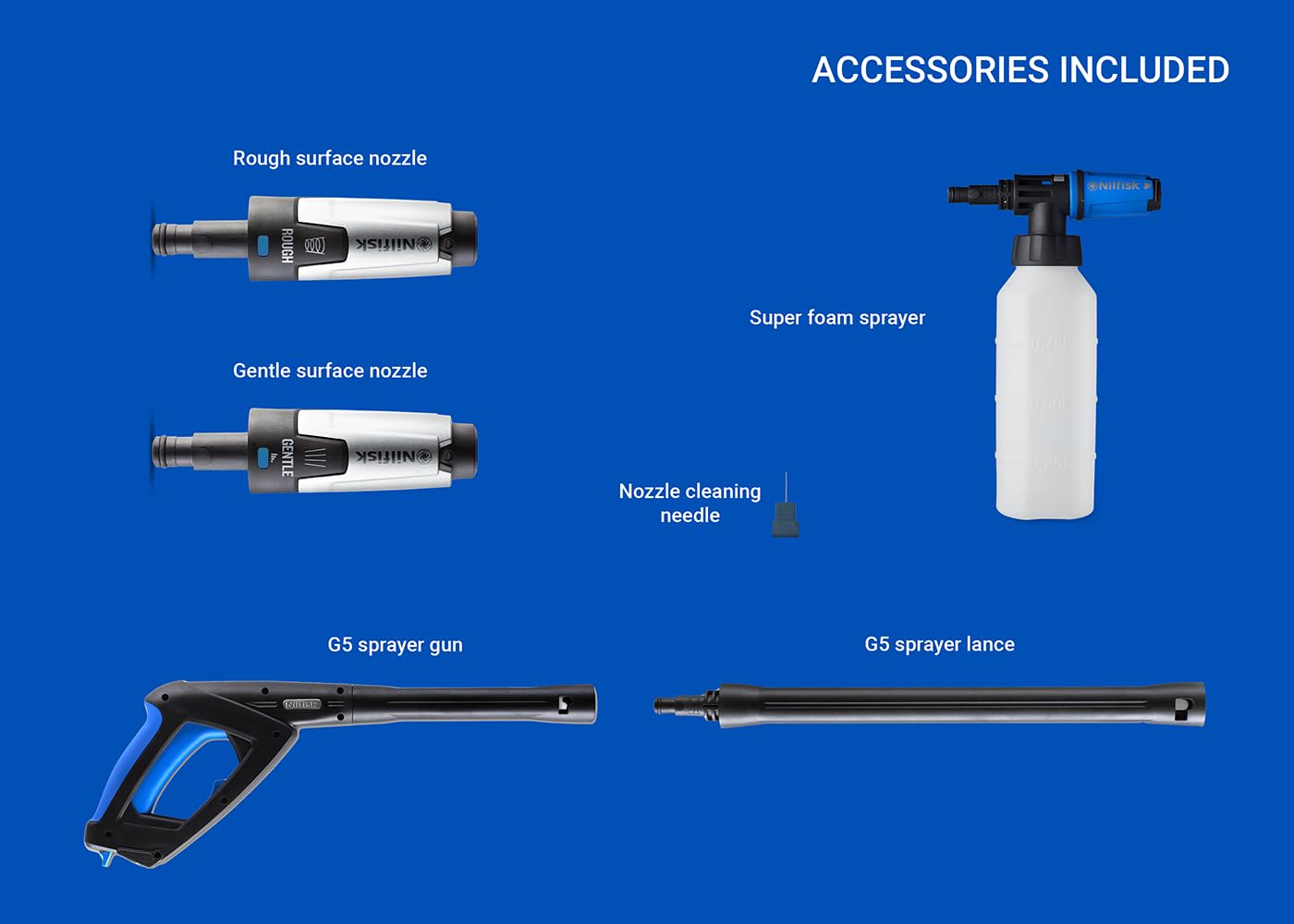 Idropulitrice Nilfisk Premium 200 Bar - Idropulitrice ad Alte Prestazioni + Super Spruzzatore di Schiuma - per Terrazze di Grandi Dimensioni e Automobili (3300 W)