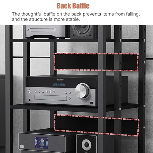 Meuble audio HiFi haut de gamme et étagère de rangement design