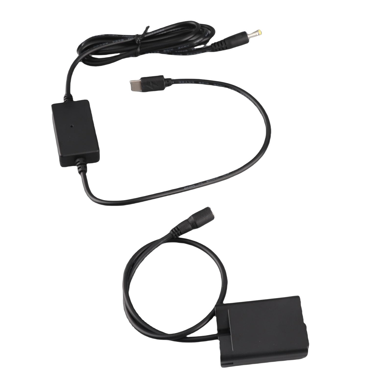CHICIRIS Accoppiatore CC per Batteria Fittizia EN EL25 con Adattatore di Alimentazione di Tipo C, per Fotocamera Z50 ZFC Z30