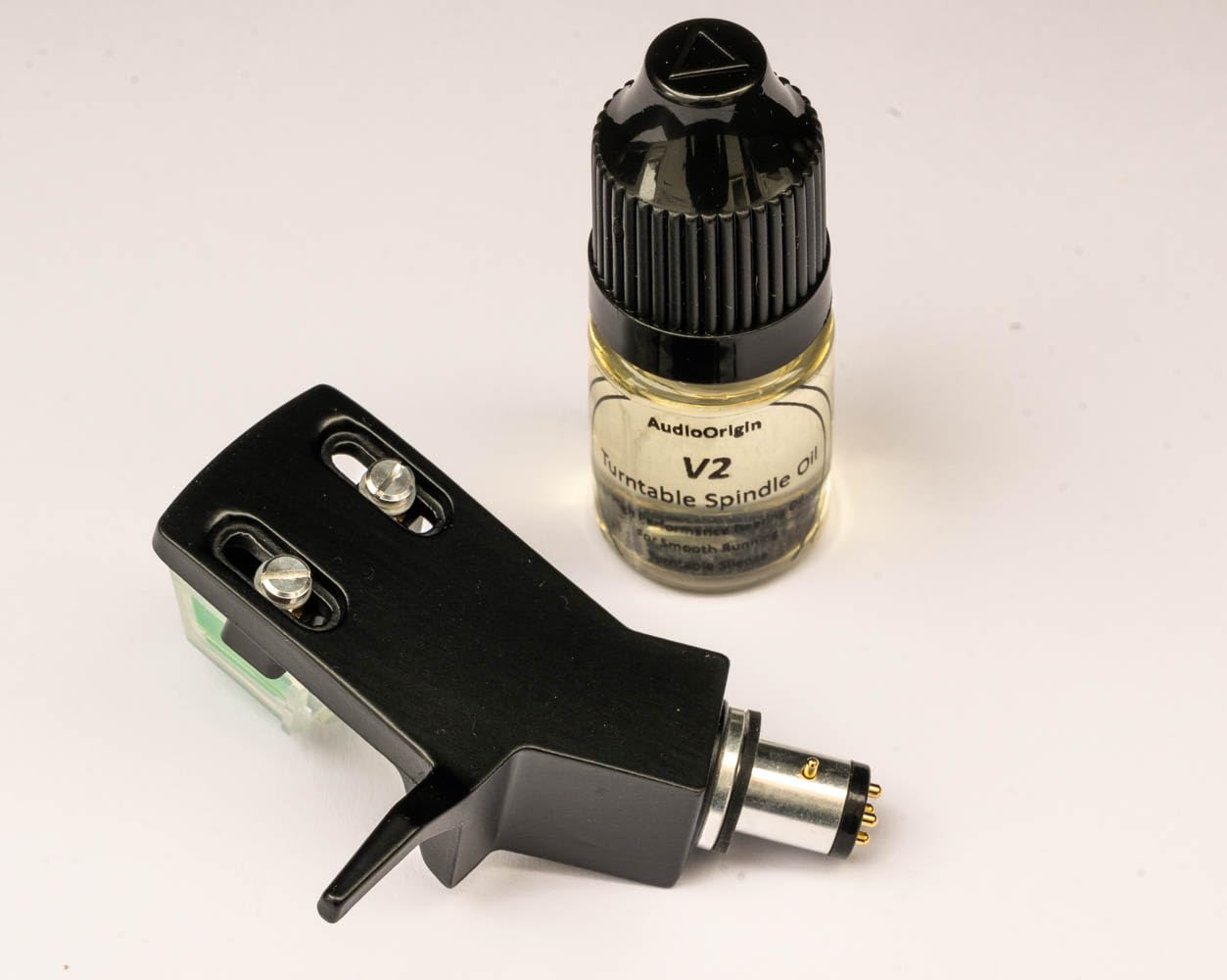 Testina braccio dritto nero, cartuccia AT-VM95E, pennino ellittico per TEAC TN3B, TN280BTBK, TN300, TN280