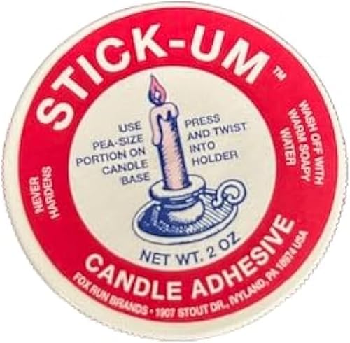 Fox Run Stick-Um - Adhesivo para velas, 2 onzas