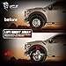 MZS 2 inch Front Leveling Kit Lift Strut Spacers Compatible with 2007-2025 Tahoe Silverado Sierra Suburban Yukon 1500/2007-2013 Avalanche 2WD 4WD